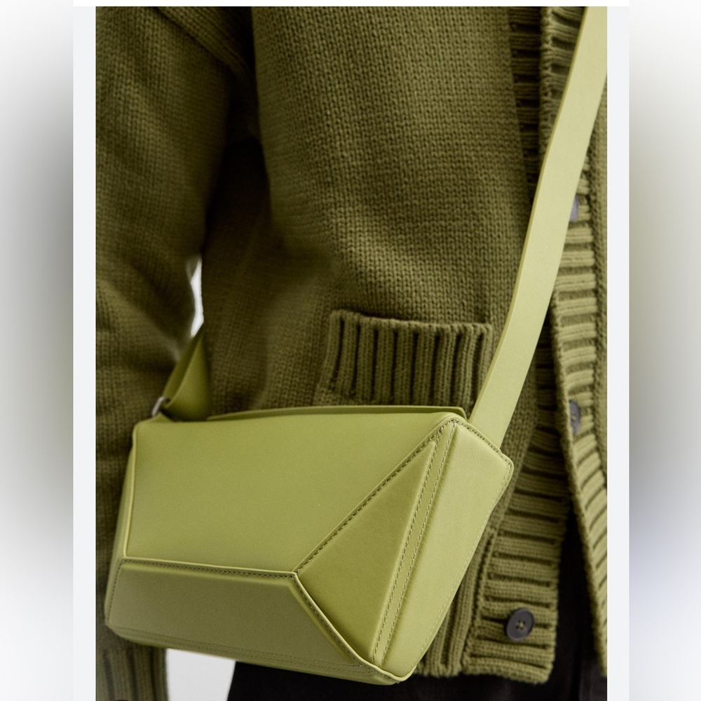 Zara NWT leather crossbody